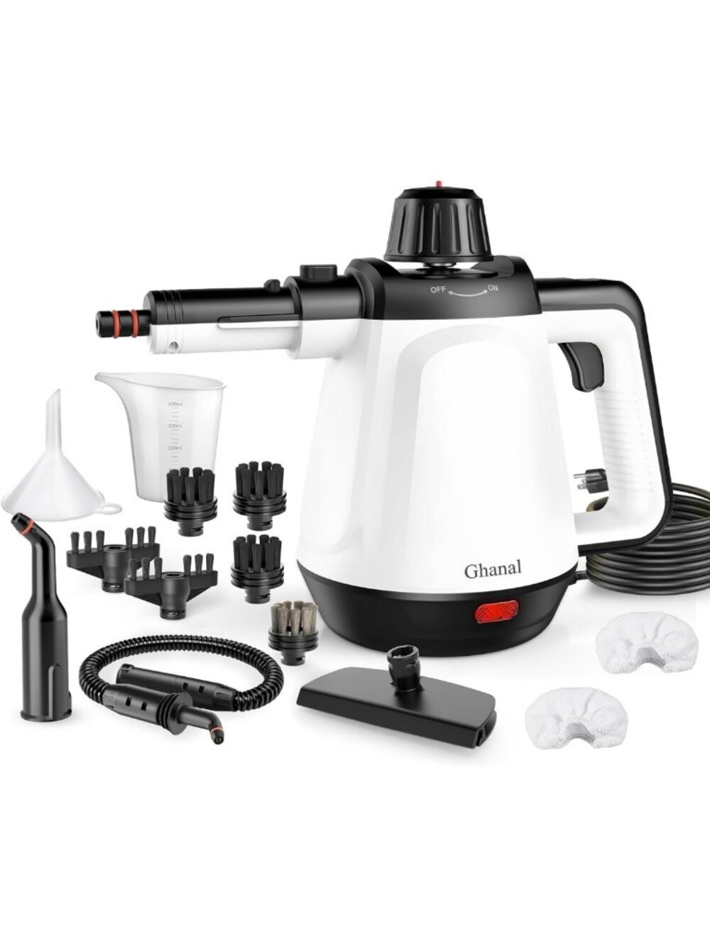 Portable Handheld Steam Cleaner with 13 Accessories for Deep Cleaning